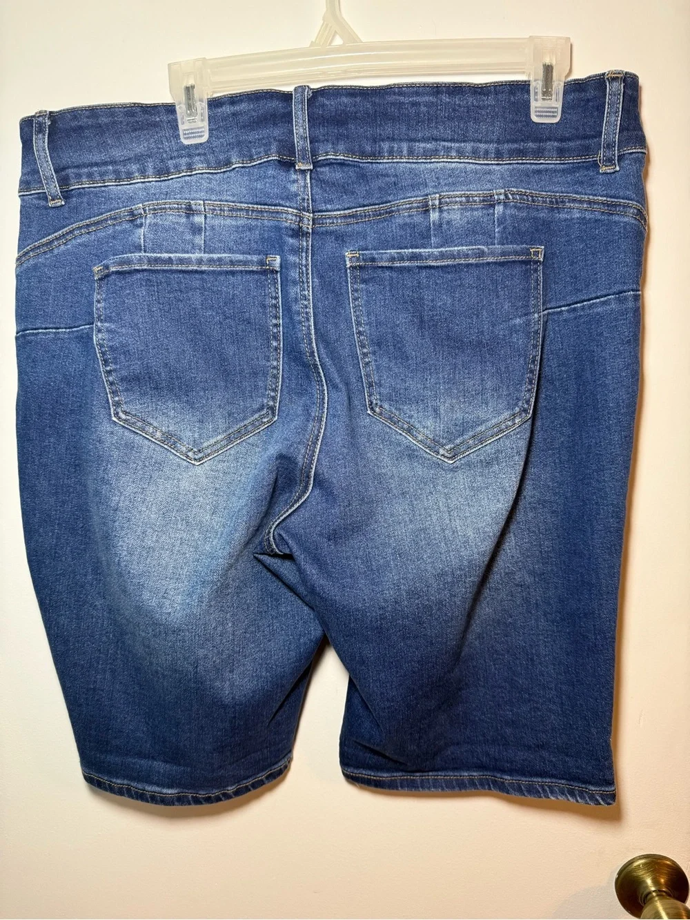 Blue Bloom Denim Bermuda Shorts — Size 16 New with tags!